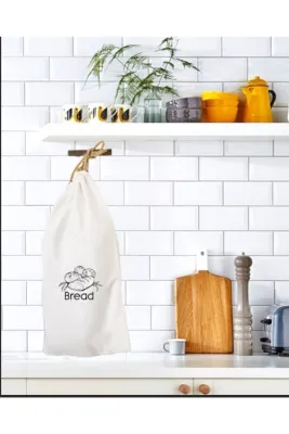 Sağlıklı Ekmek Torbası -30x50 Ekmek Kesesi Baskılı